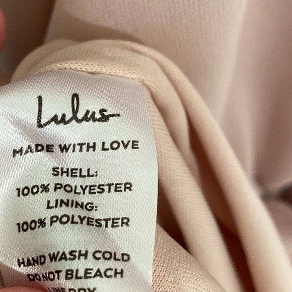 LuLus Divine Inspiration Blush Halter Maxi Dress size M - Picture 14 of 15